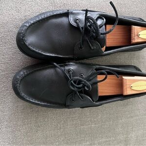 Sherry Men's Black Leather Shoes